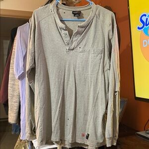 Ariat Men's Gray Long Sleeve Shirt